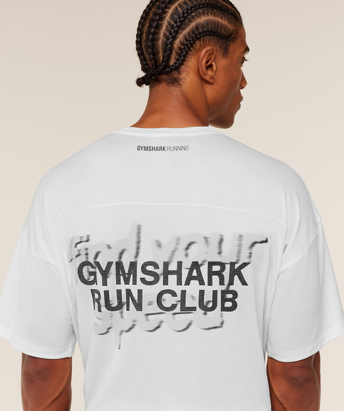 Gymshark Running Graphic Tee - White