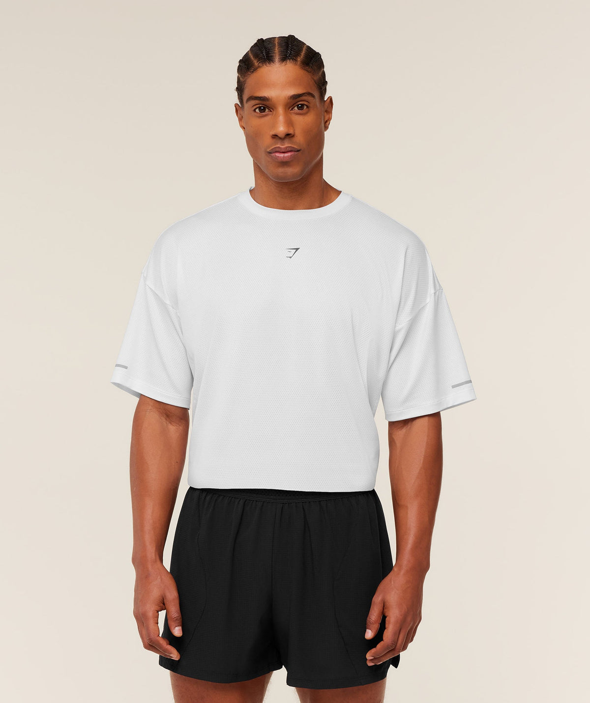 Gymshark Running Graphic Tee - White