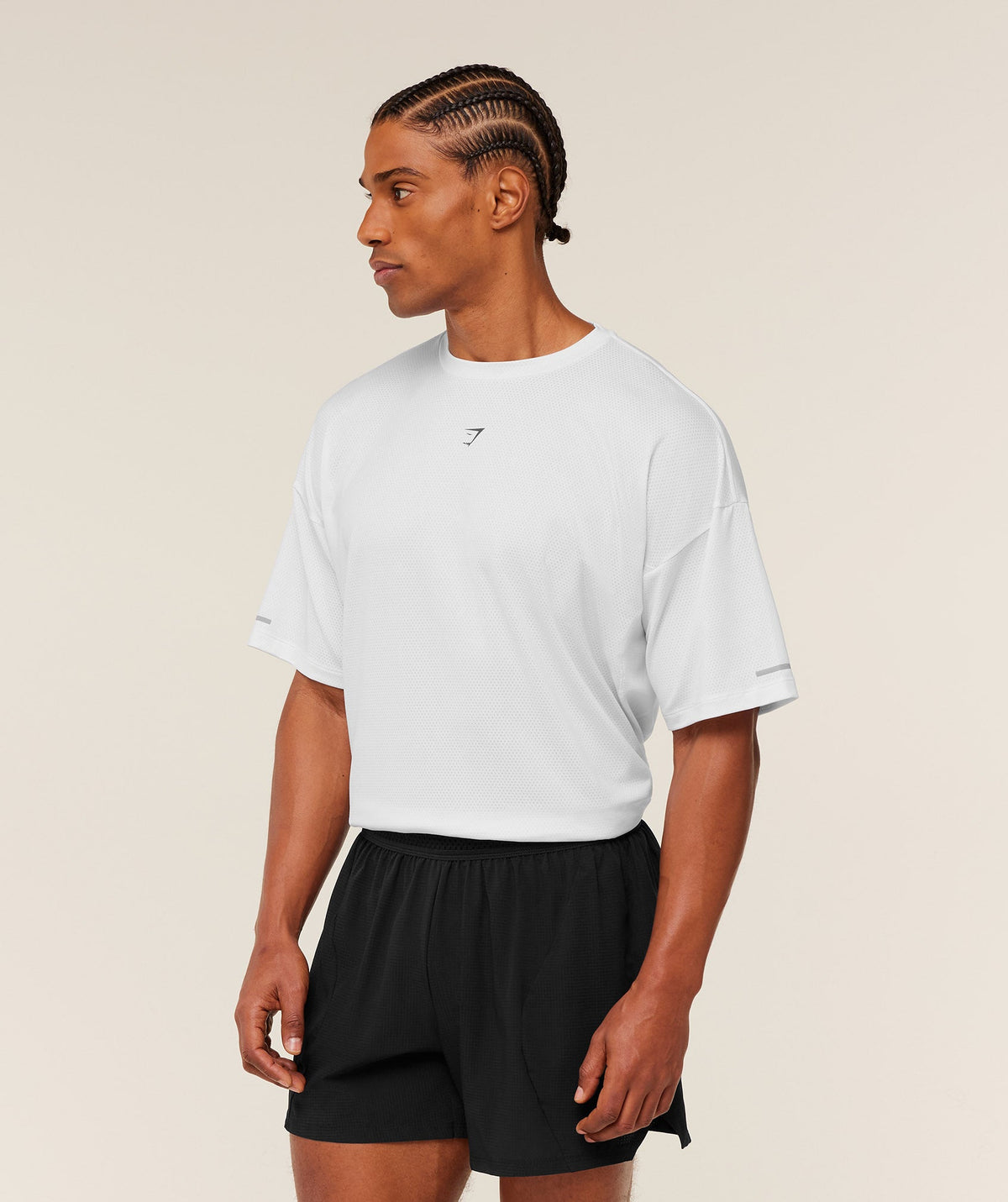 Gymshark Running Graphic Tee - White