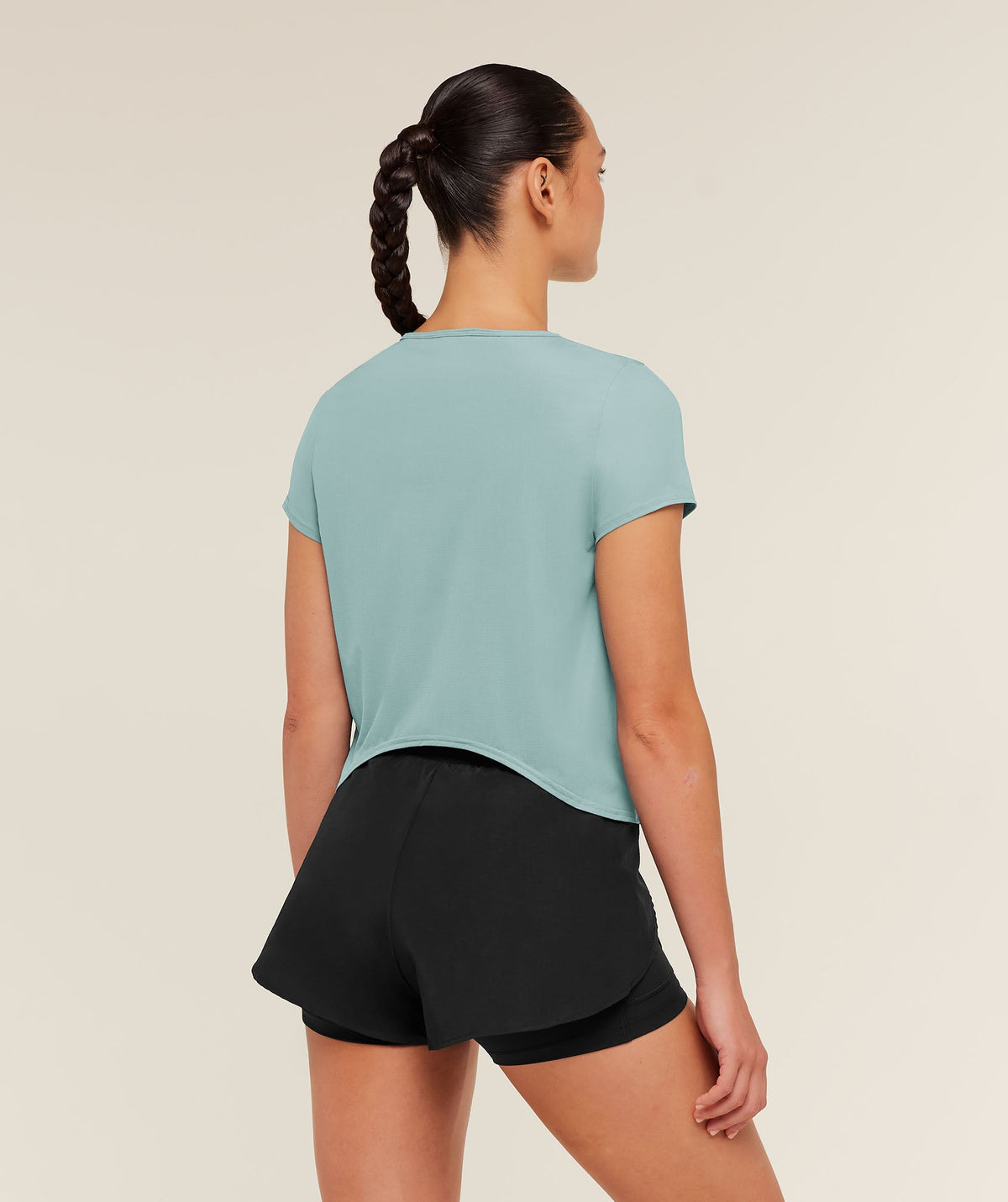 Gymshark Running Short Sleeve Tee - Storm Blue