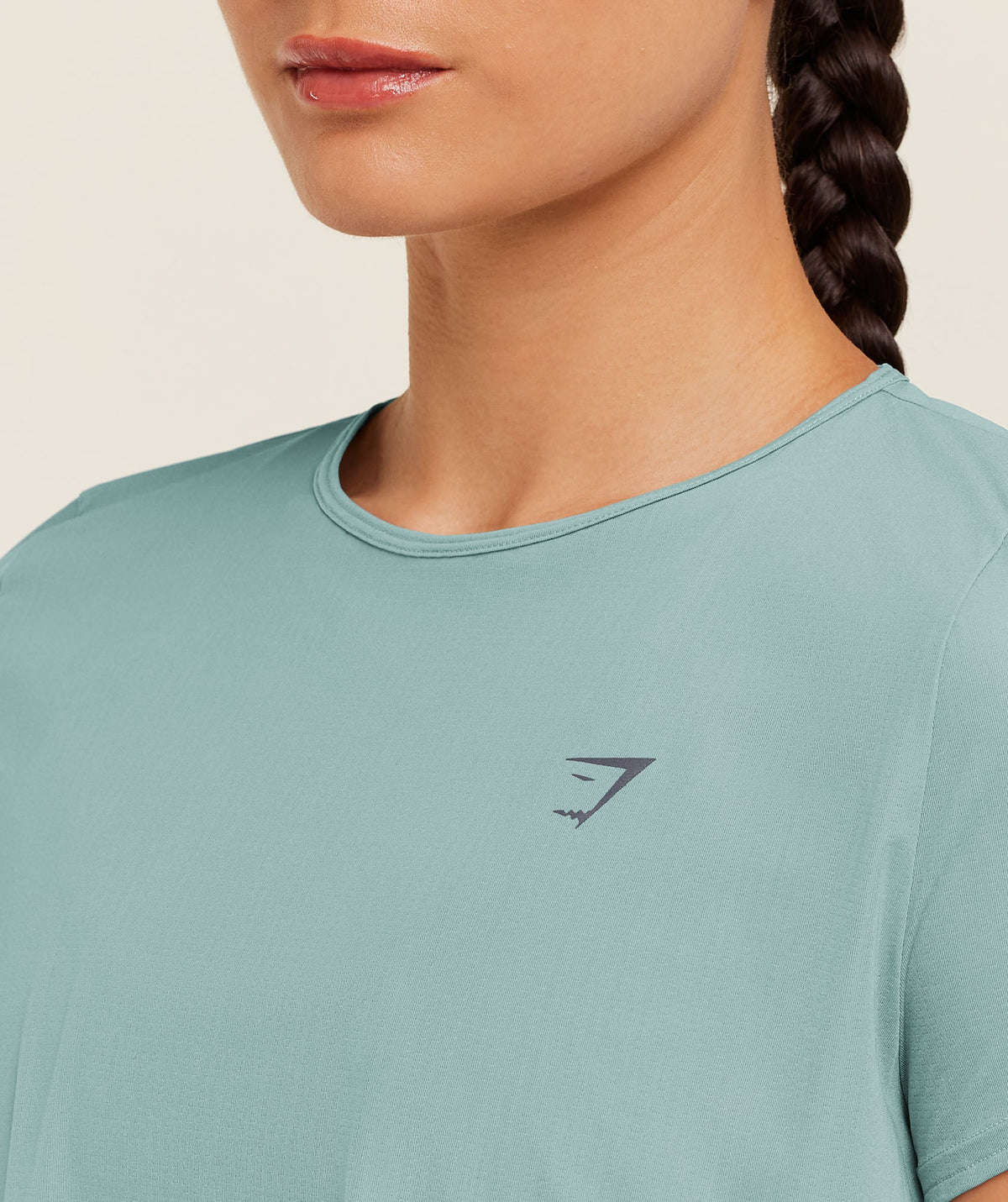 Gymshark Running Short Sleeve Tee - Storm Blue