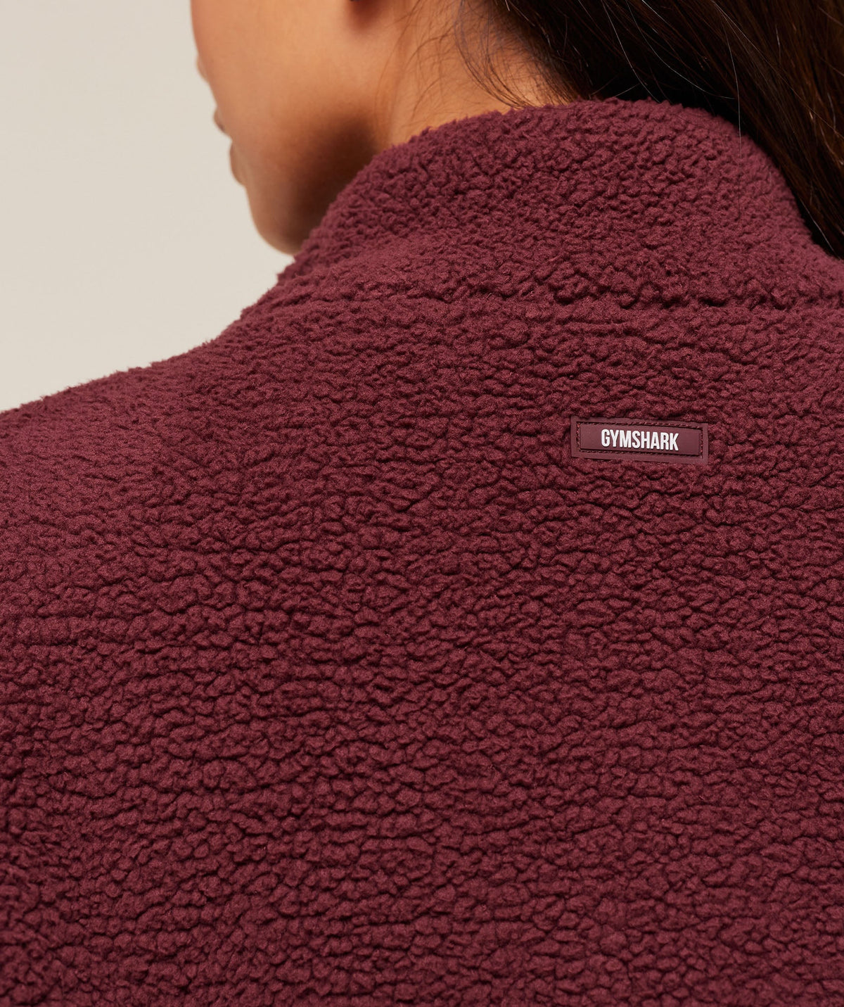 Gymshark Sherpa Gilet - Rich Maroon