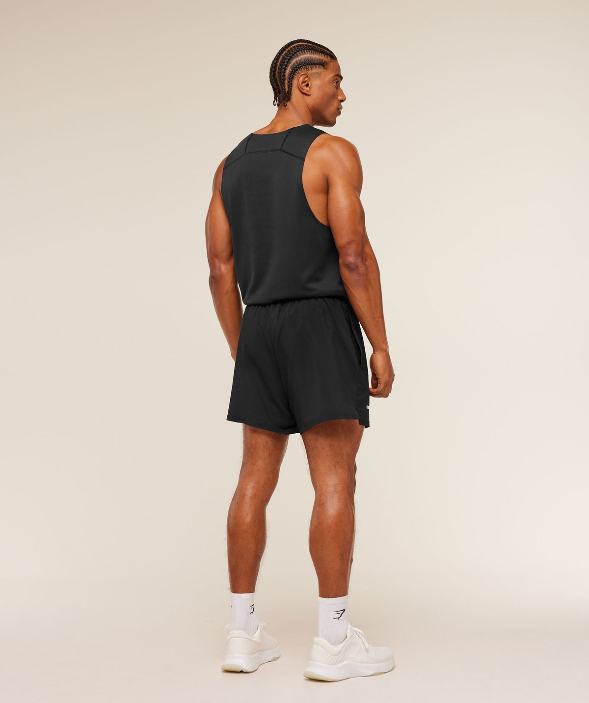 Gymshark Hybrid Engineered Jacquard Tank - Black