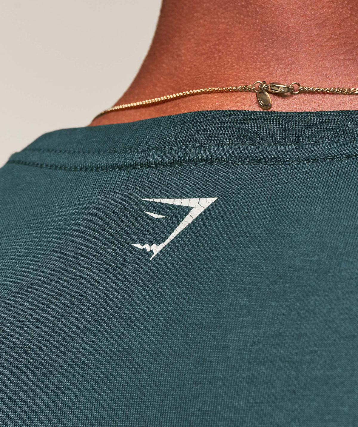 Gymshark Worn Graphic Long Sleeve Tee - Deep Petrol Blue