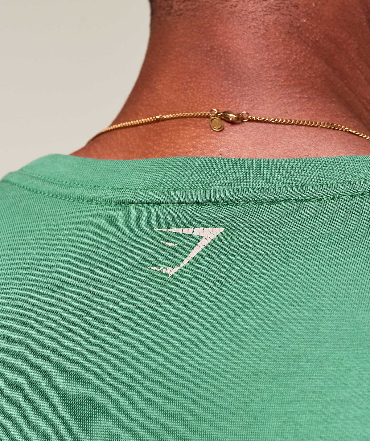 Gymshark Worn Graphic Long Sleeve Tee - Lift Green