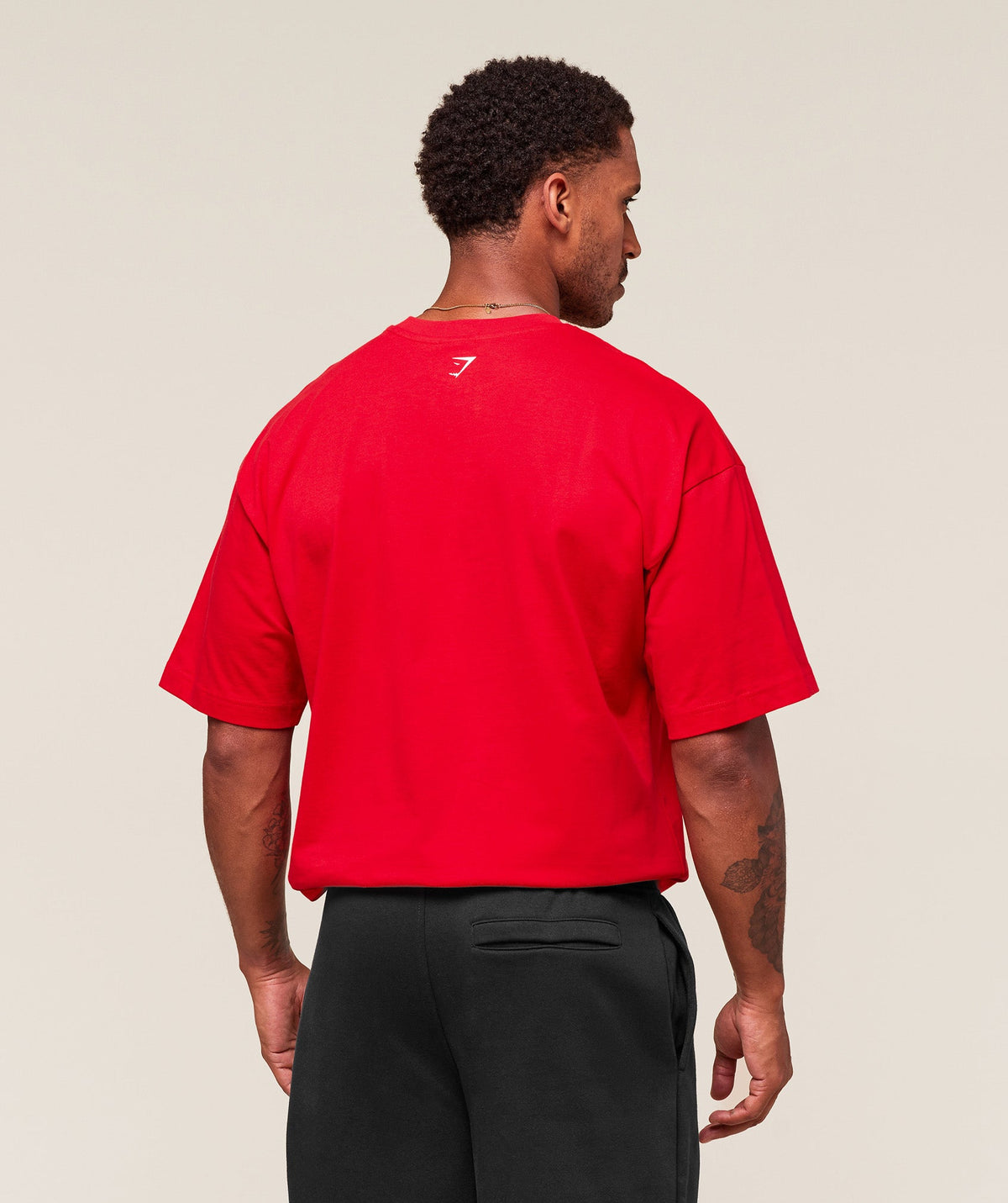 Gymshark Worn Graphic Tee - Athletic Red