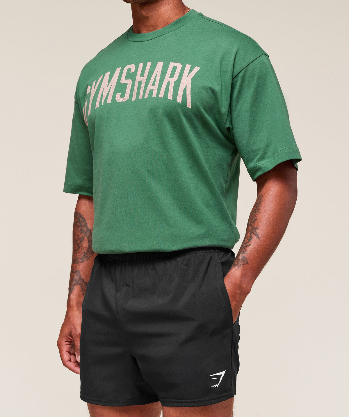 Gymshark Worn Graphic Tee - Lift Green