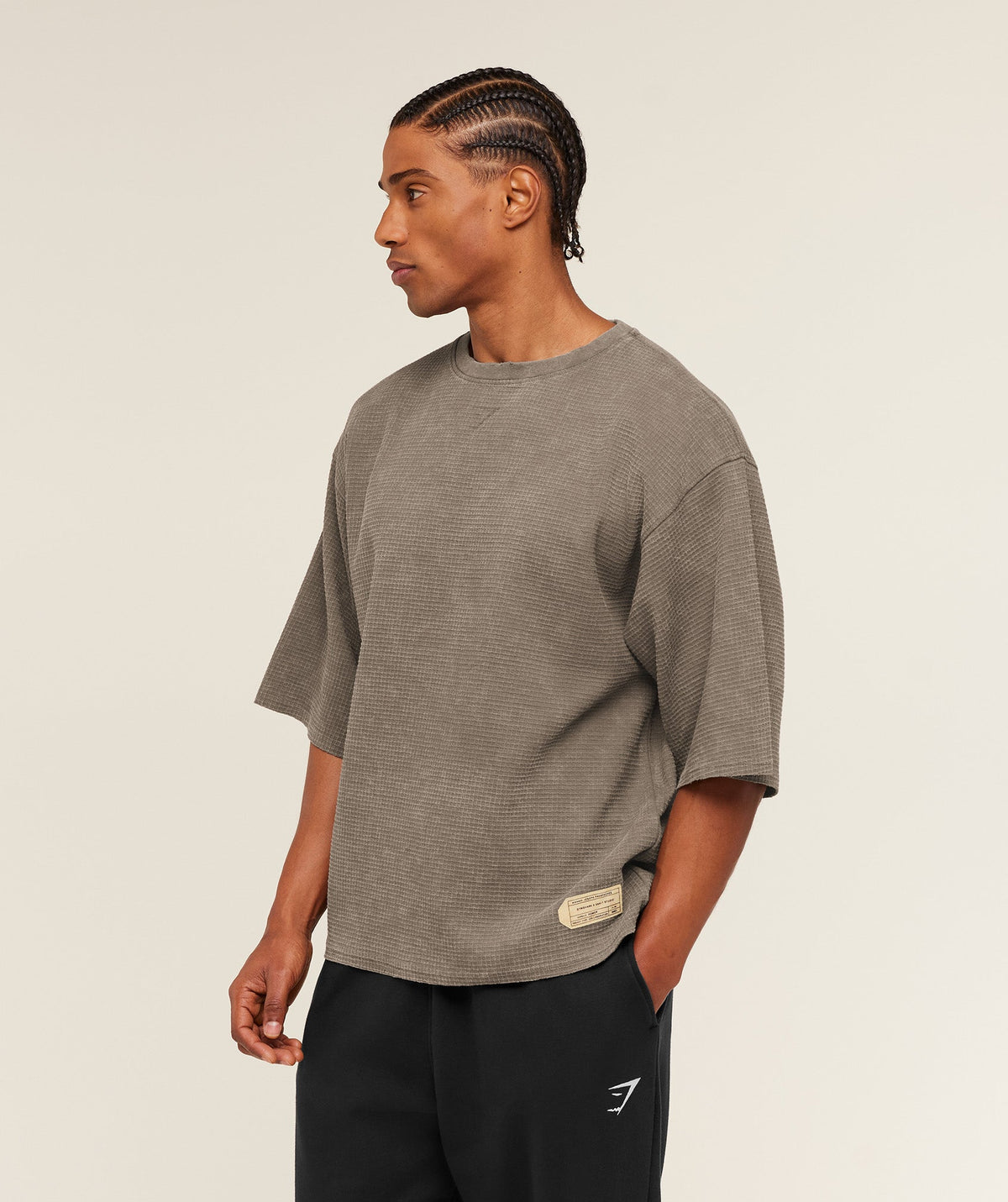 Gymshark x Saalt Studios Tee - Camo Brown/Wash