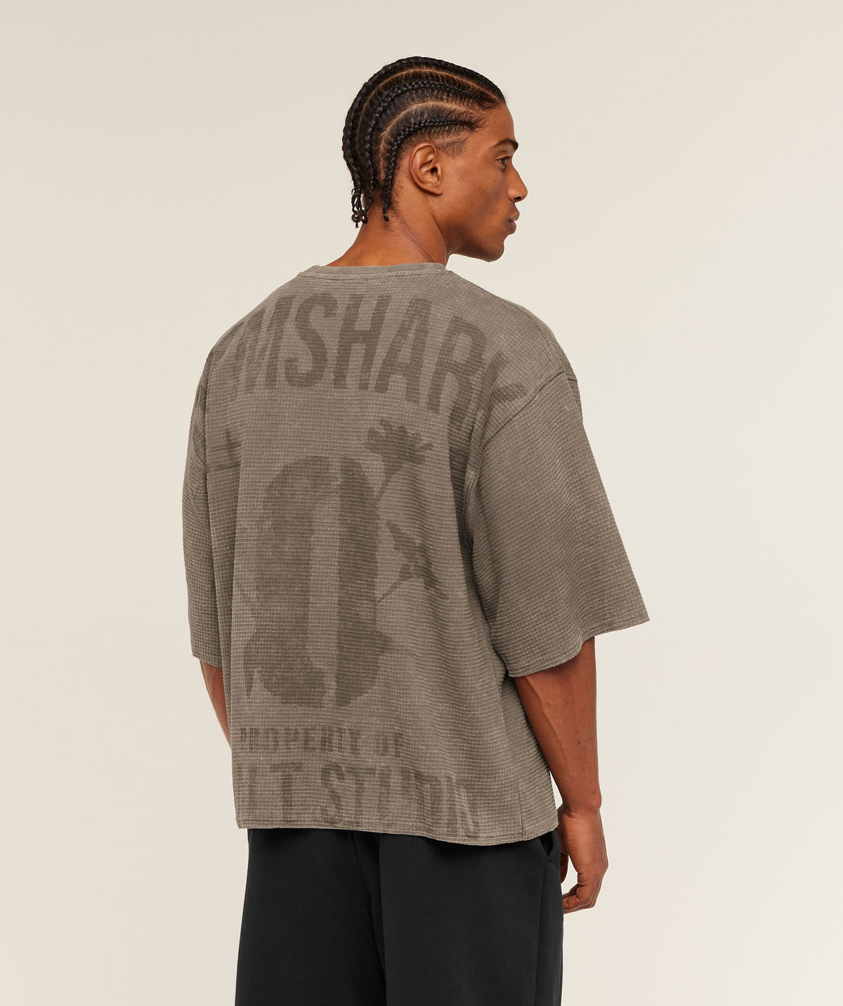 Gymshark x Saalt Studios Tee - Camo Brown/Wash