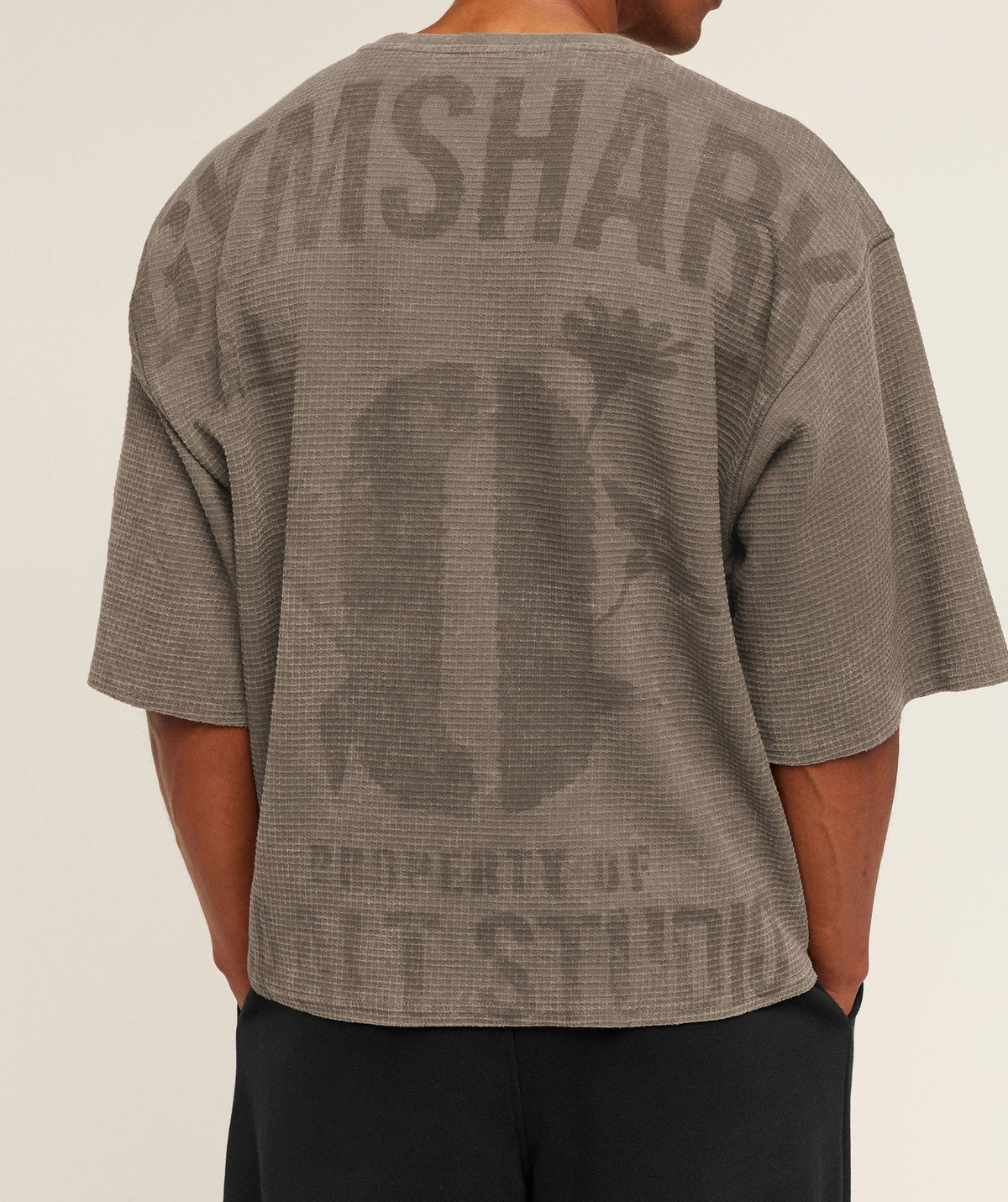Gymshark x Saalt Studios Tee - Camo Brown/Wash