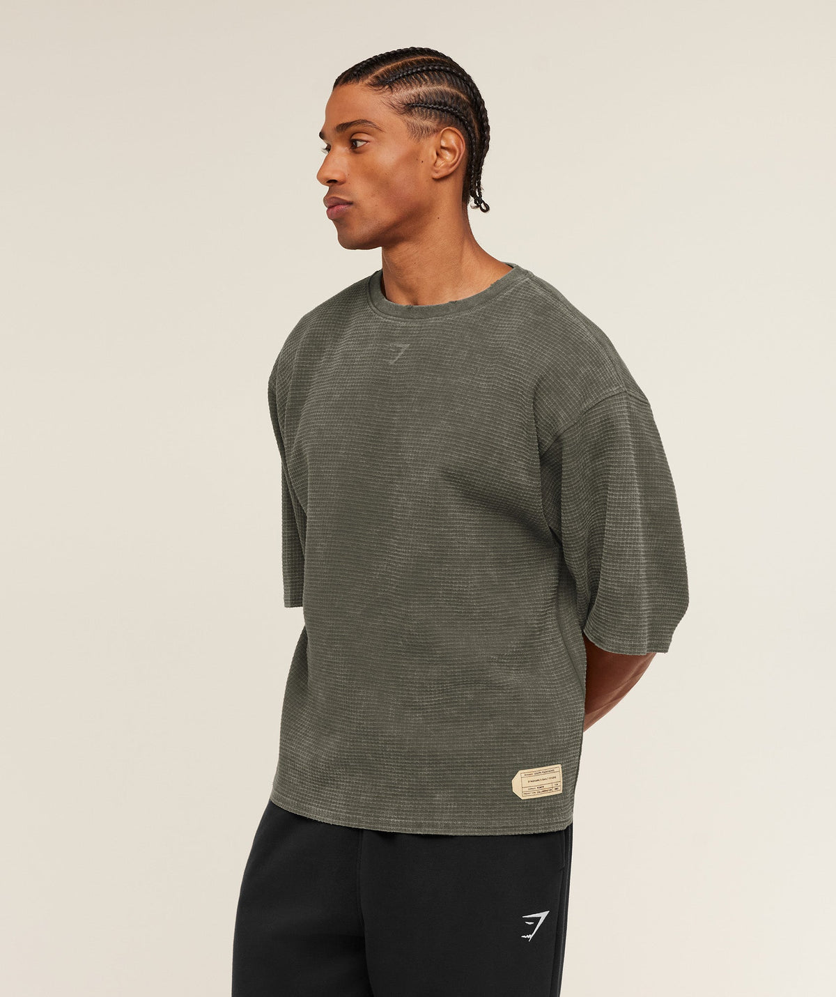 Gymshark x Saalt Studios Tee - Strength Green/Wash