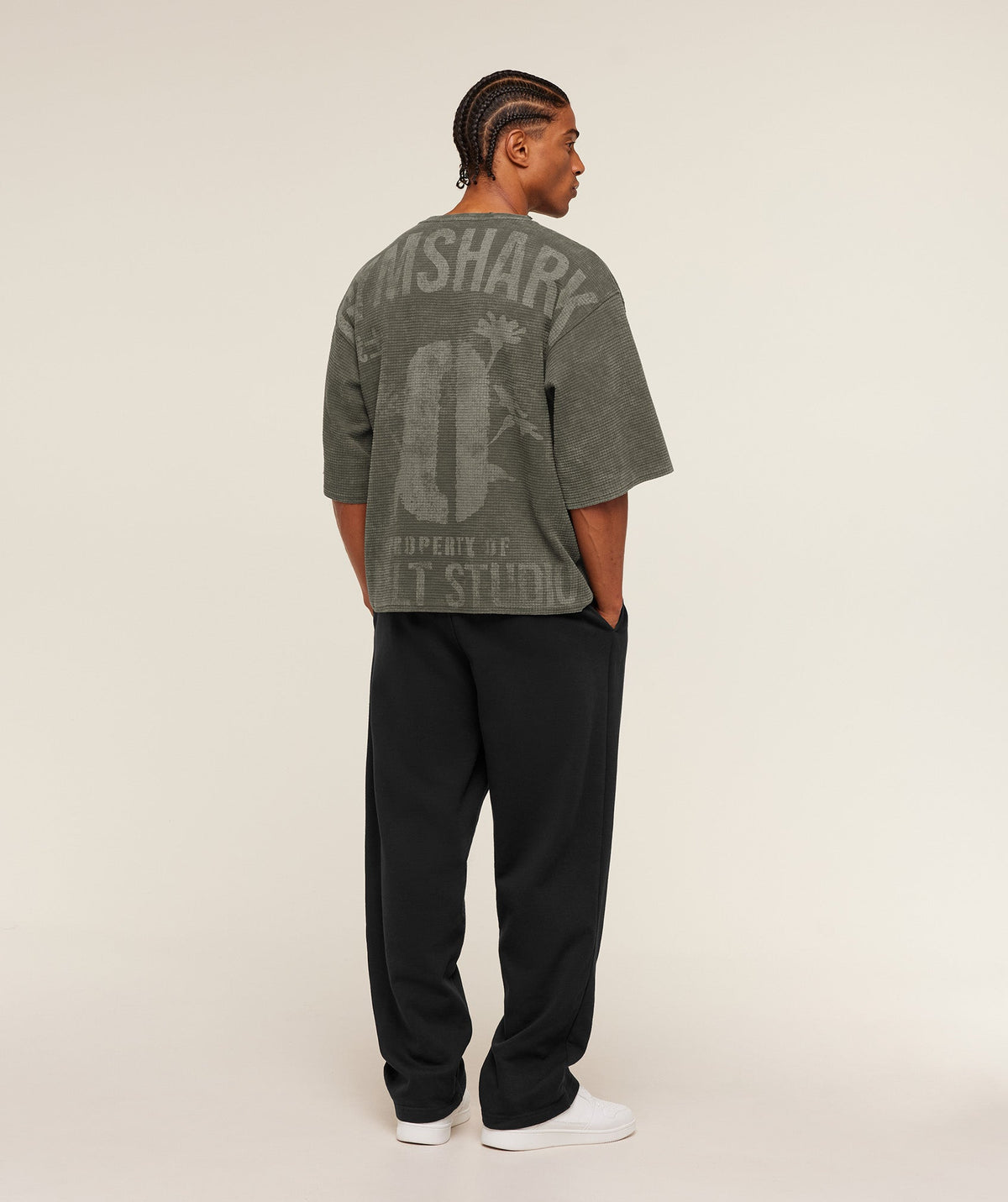 Gymshark x Saalt Studios Tee - Strength Green/Wash
