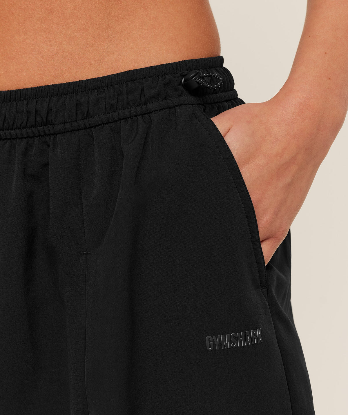 Gymshark Weekend Lifestyle Parachute Pants - Black