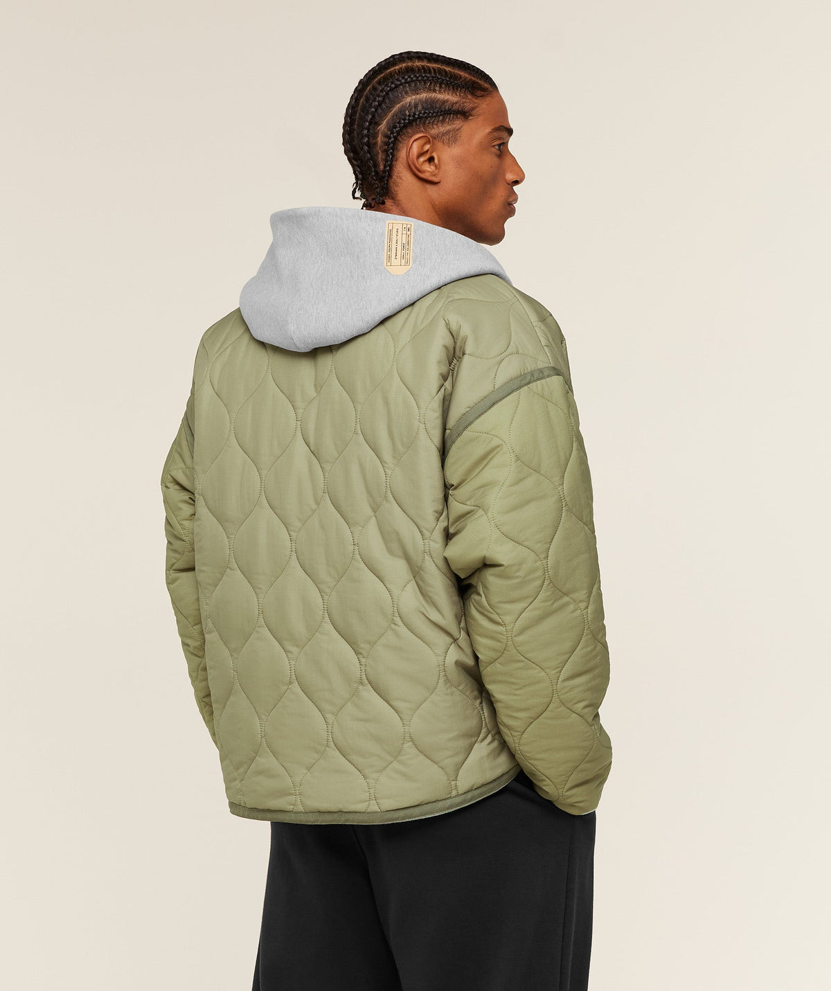 Gymshark x Saalt Studios Jacket - Utility Green/Guille Core Grey Marl