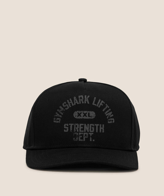 Gymshark Strength Dept Graphic Trucker - Black