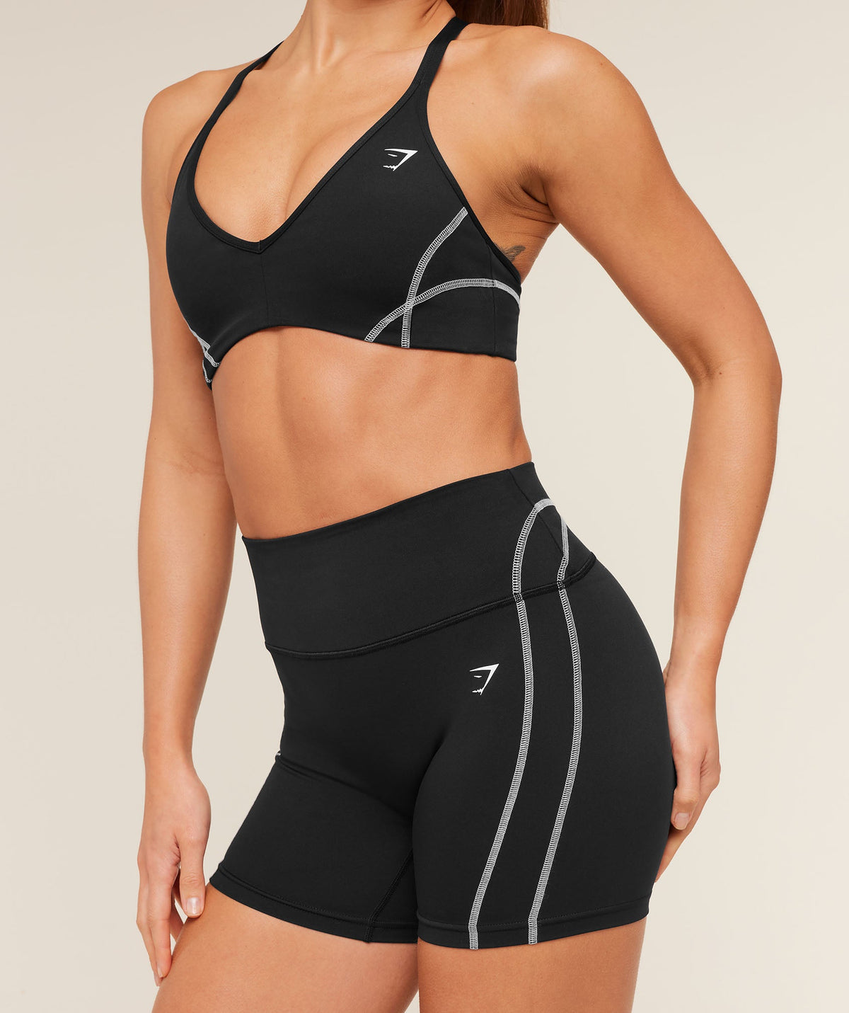 Gymshark Volt Shorts - Black/White