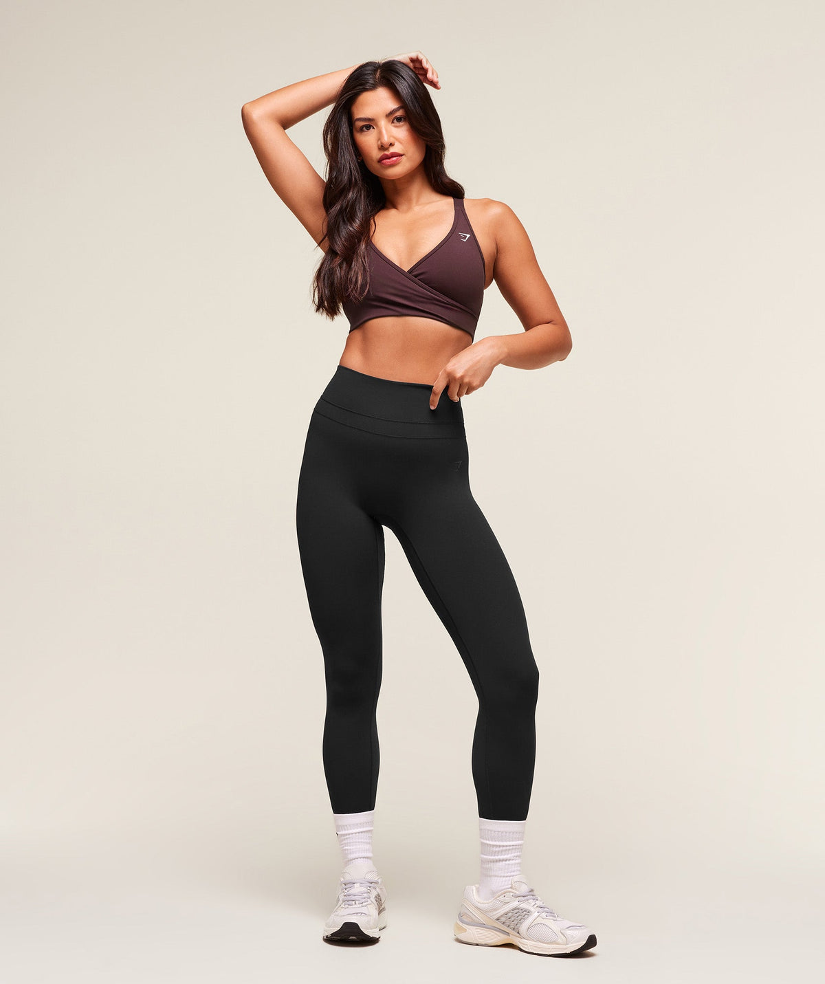 Gymshark Wrap Sports Bra - Cherry Purple