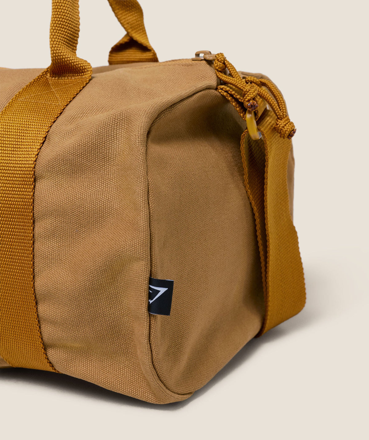 Gymshark Strength Dept Mini Canvas Duffle Bag - Antique Gold