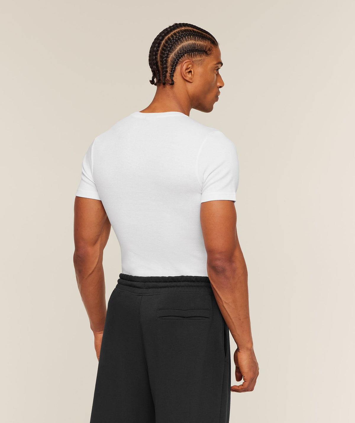 Gymshark Ribbed Tee - White