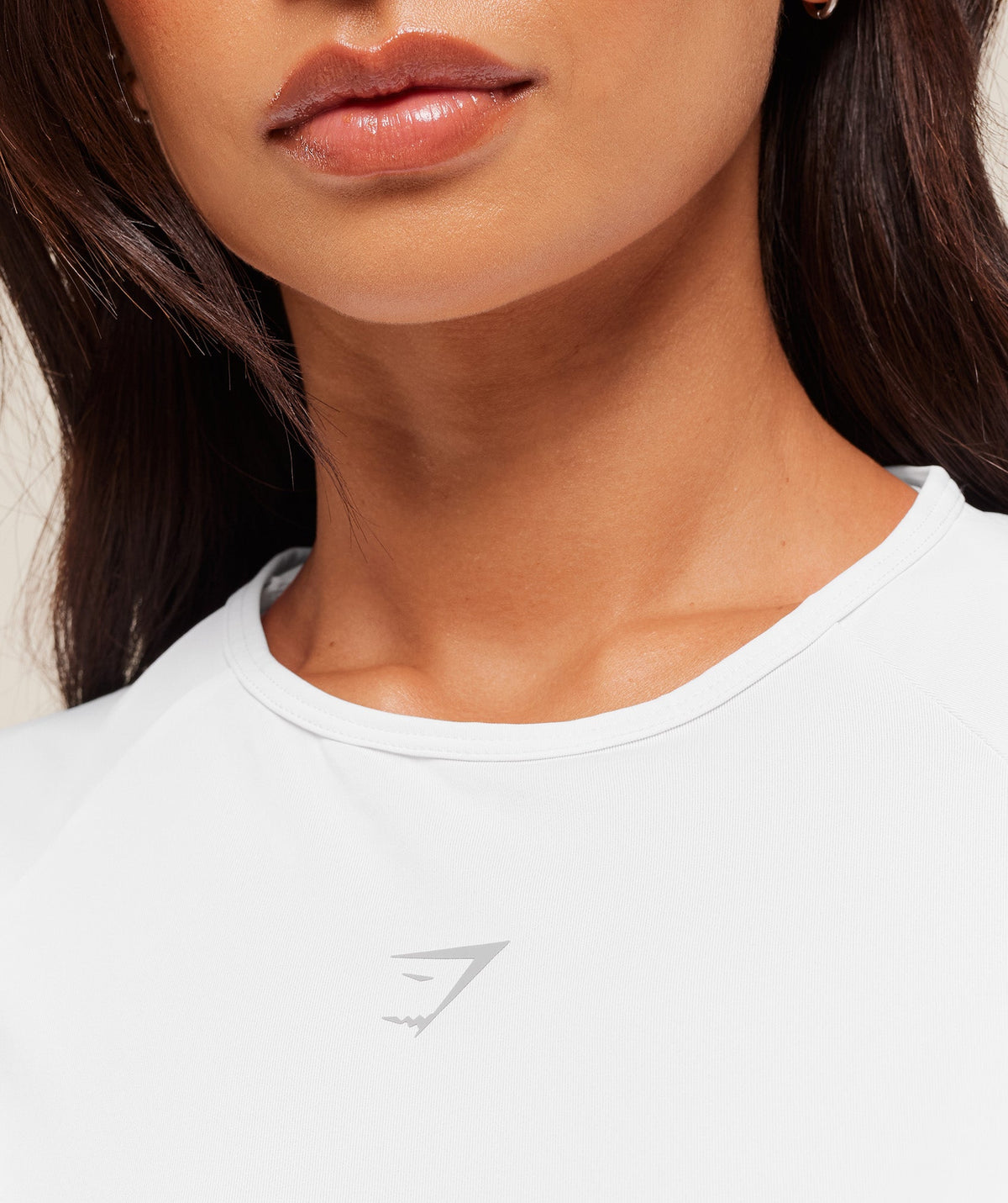 Gymshark Running Back Vent Tee - White
