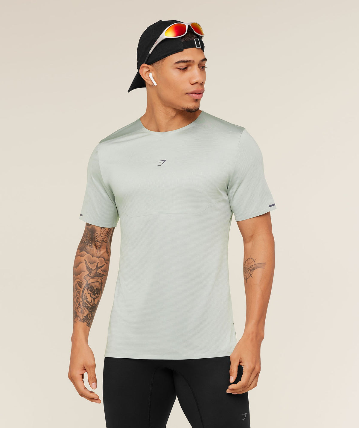 Gymshark Running Elite Tee - Morning Blue