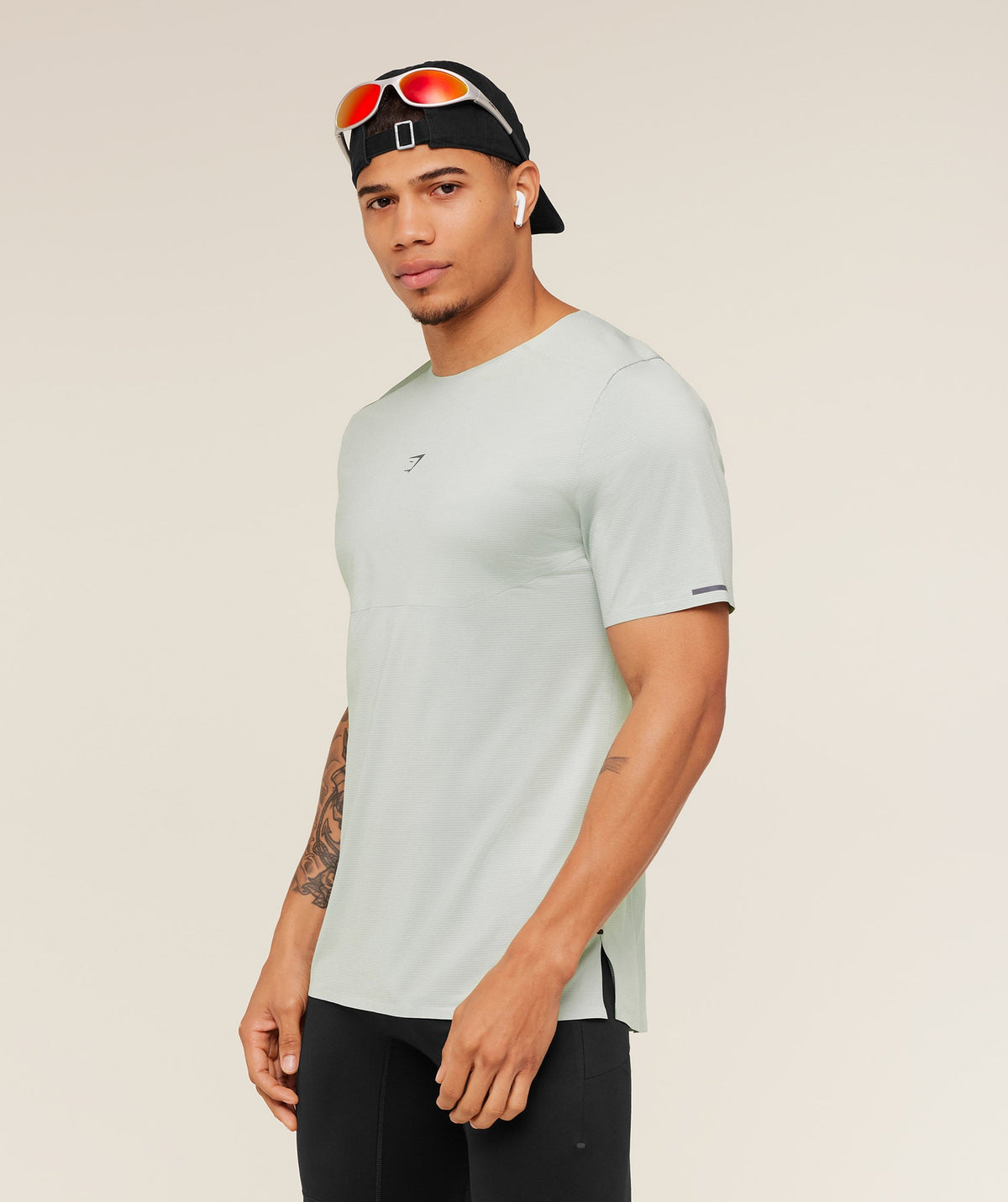 Gymshark Running Elite Tee - Morning Blue