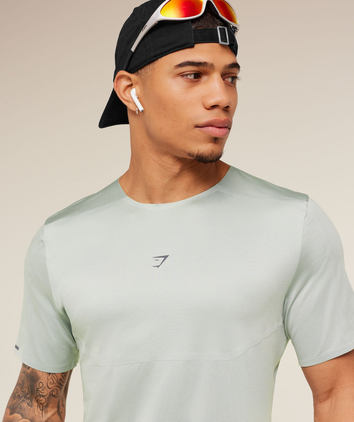 Gymshark Running Elite Tee - Morning Blue