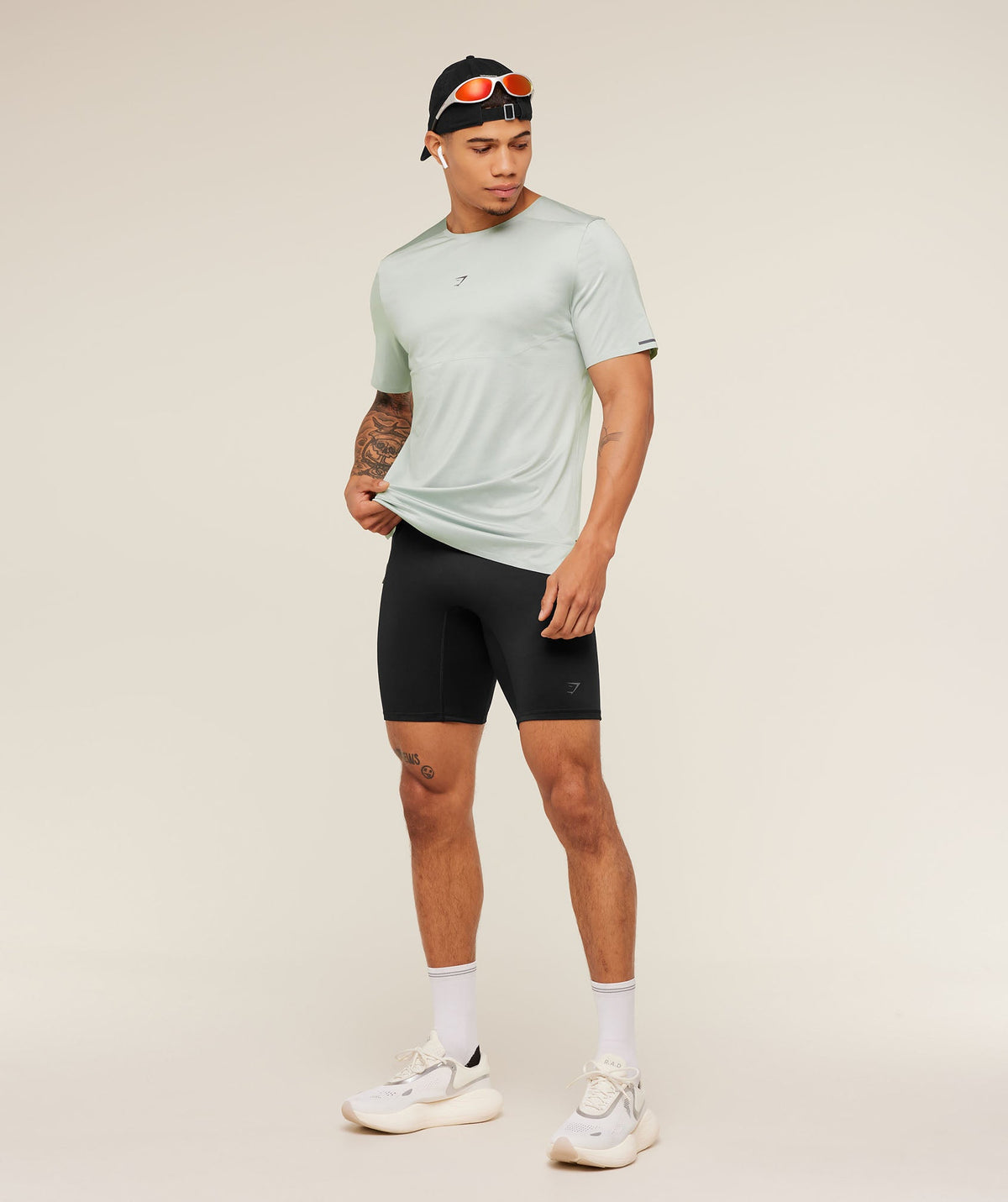 Gymshark Running Elite Tee - Morning Blue