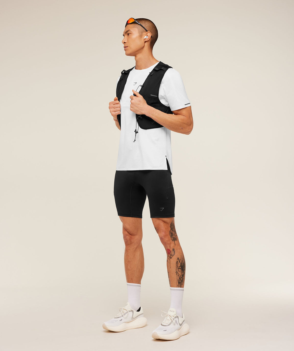 Gymshark Running Elite Tee - White