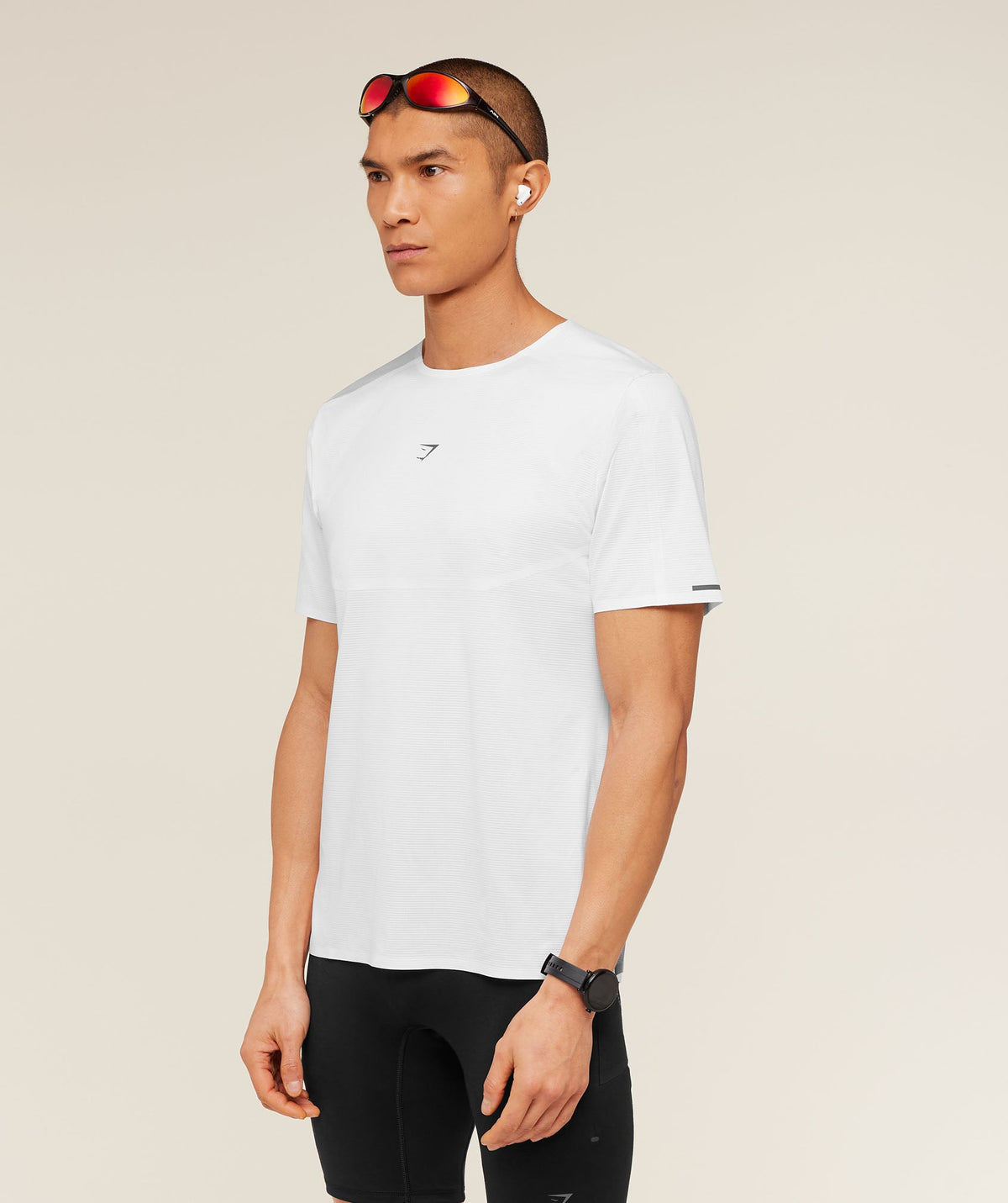 Gymshark Running Elite Tee - White