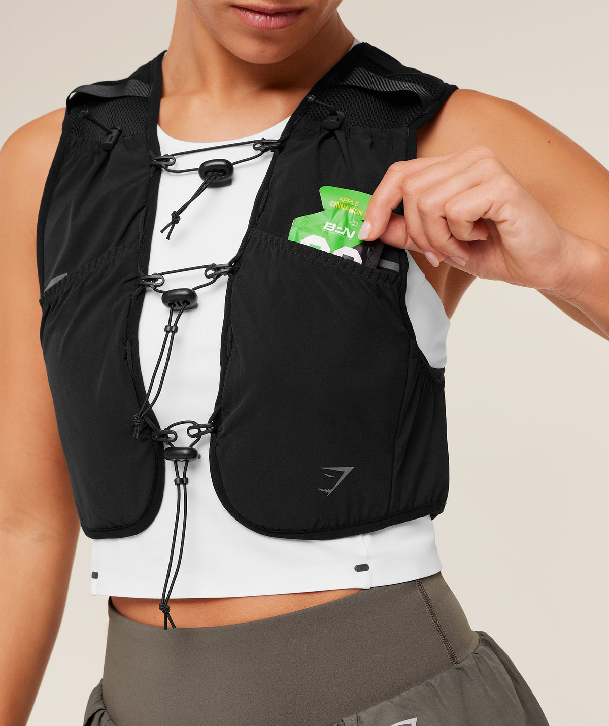 Gymshark Running Elite Hydration Vest - Black