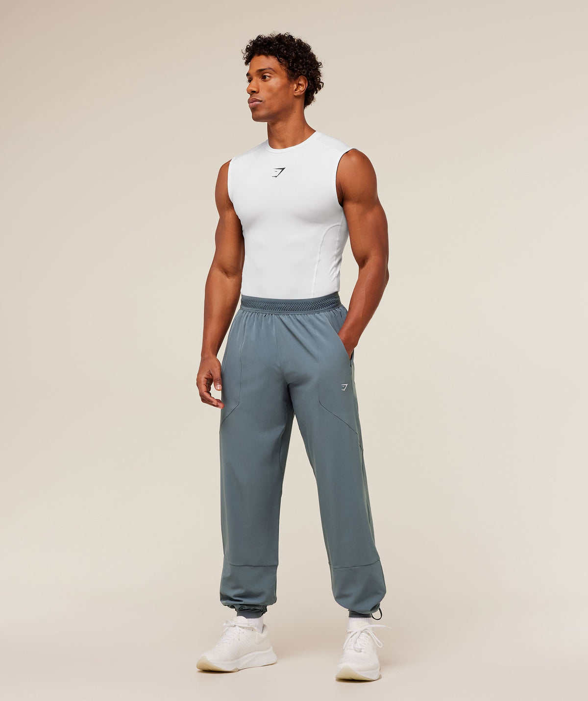 Gymshark Running Joggers - Iron Blue