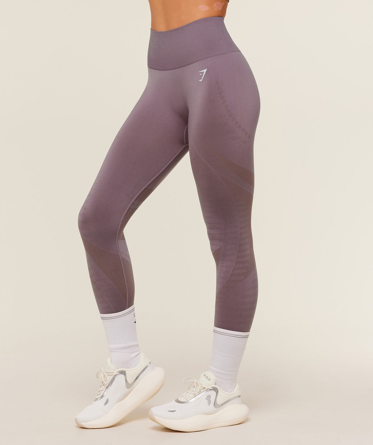 Gymshark Running Seamless Legging - Dusk Purple/Walnut Mauve