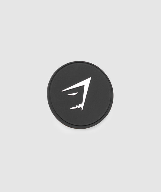 Gymshark Sharkhead Velcro Patch - Black