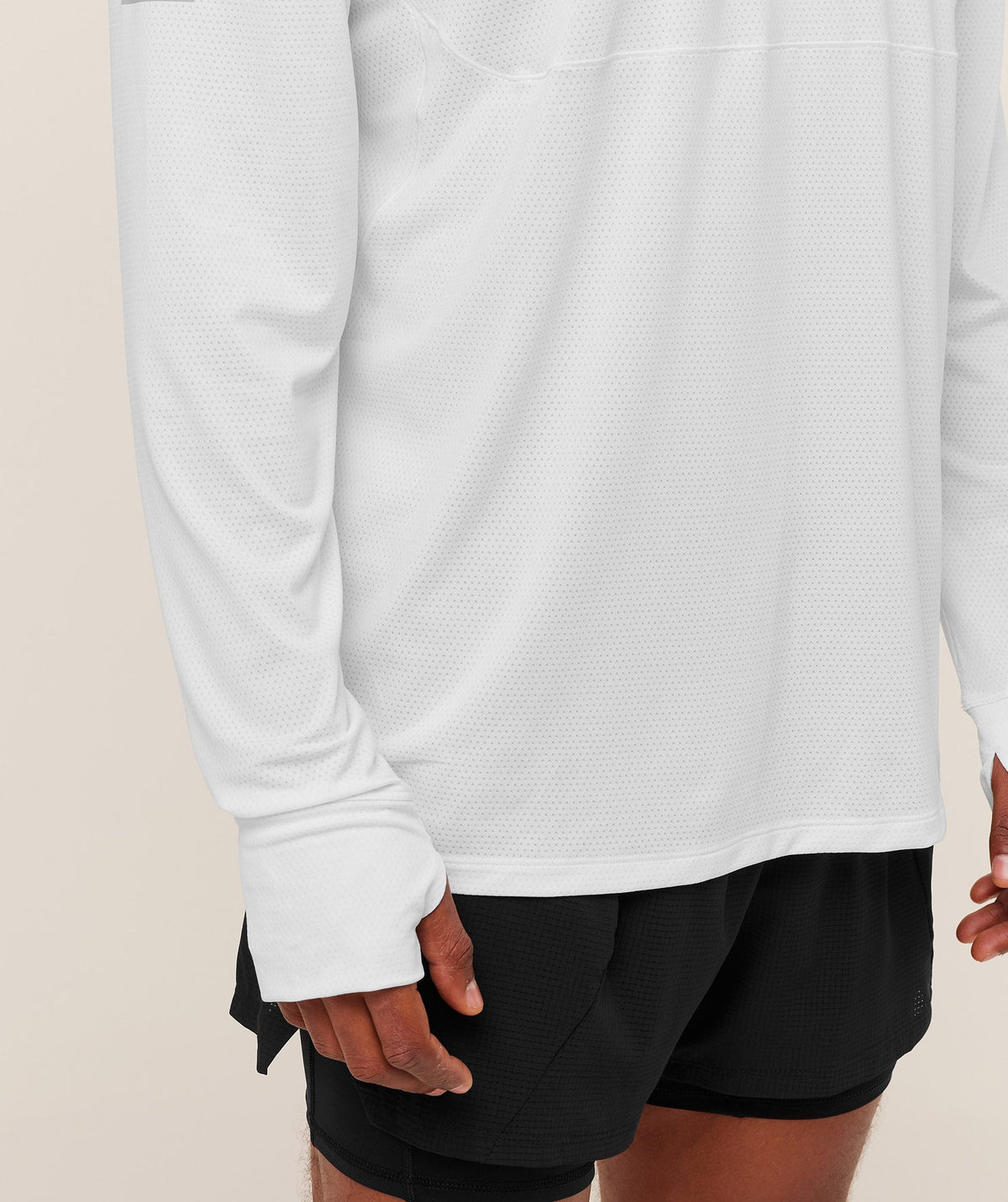Gymshark Running Long Sleeve Tee - White