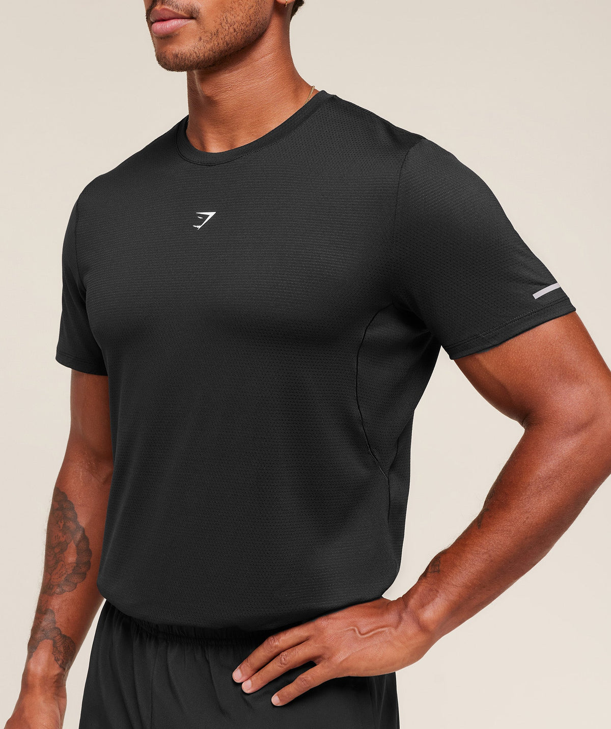 Gymshark Running Tee - Black