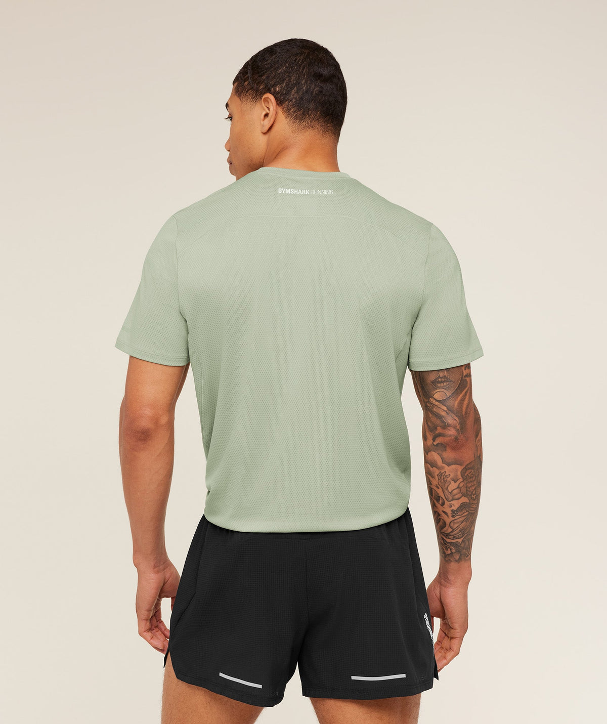 Gymshark Running Tee - Haze Green