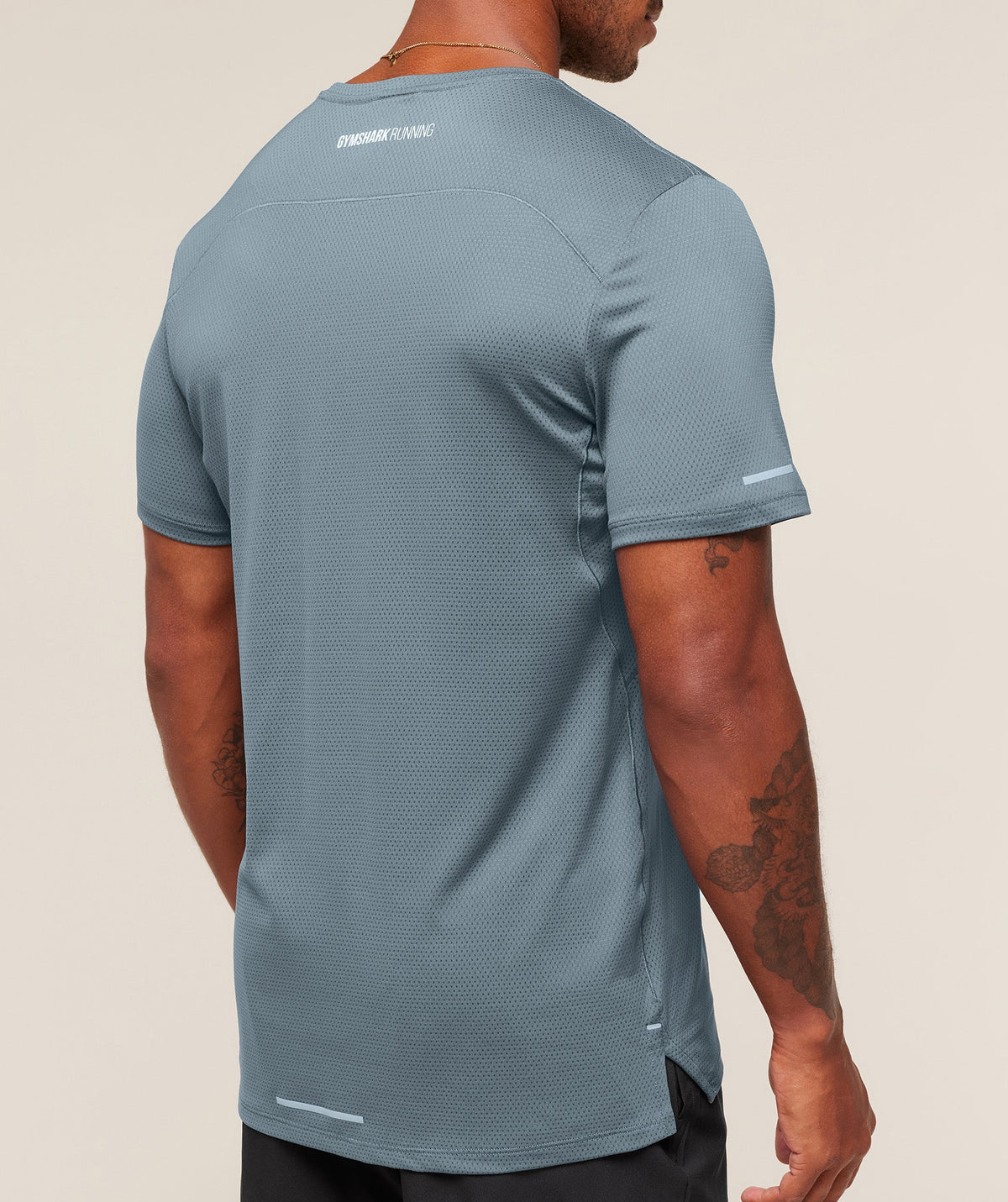 Gymshark Running Tee - Iron Blue
