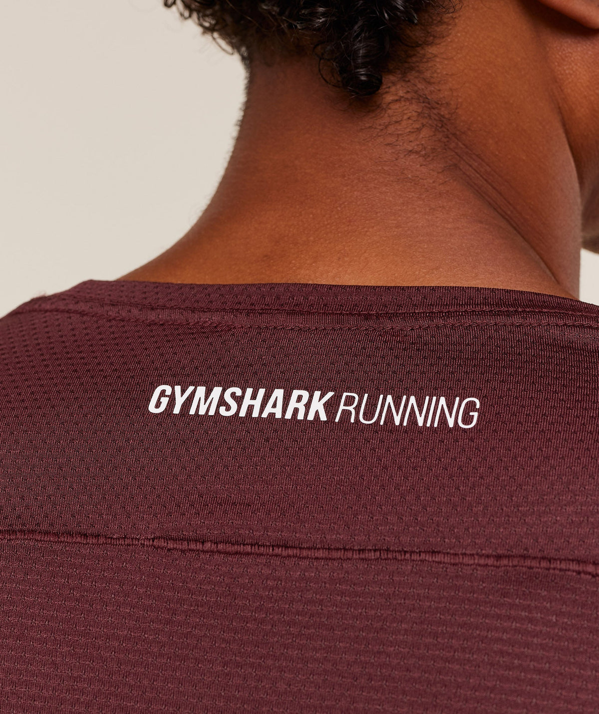Gymshark Running Tee - Rich Maroon