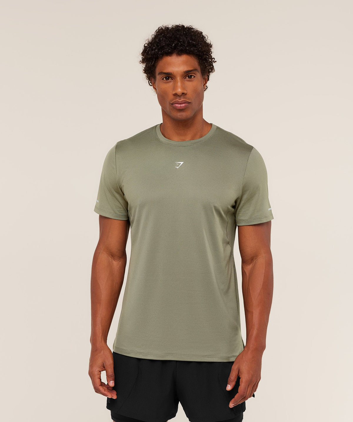 Gymshark Running Tee - Base Green