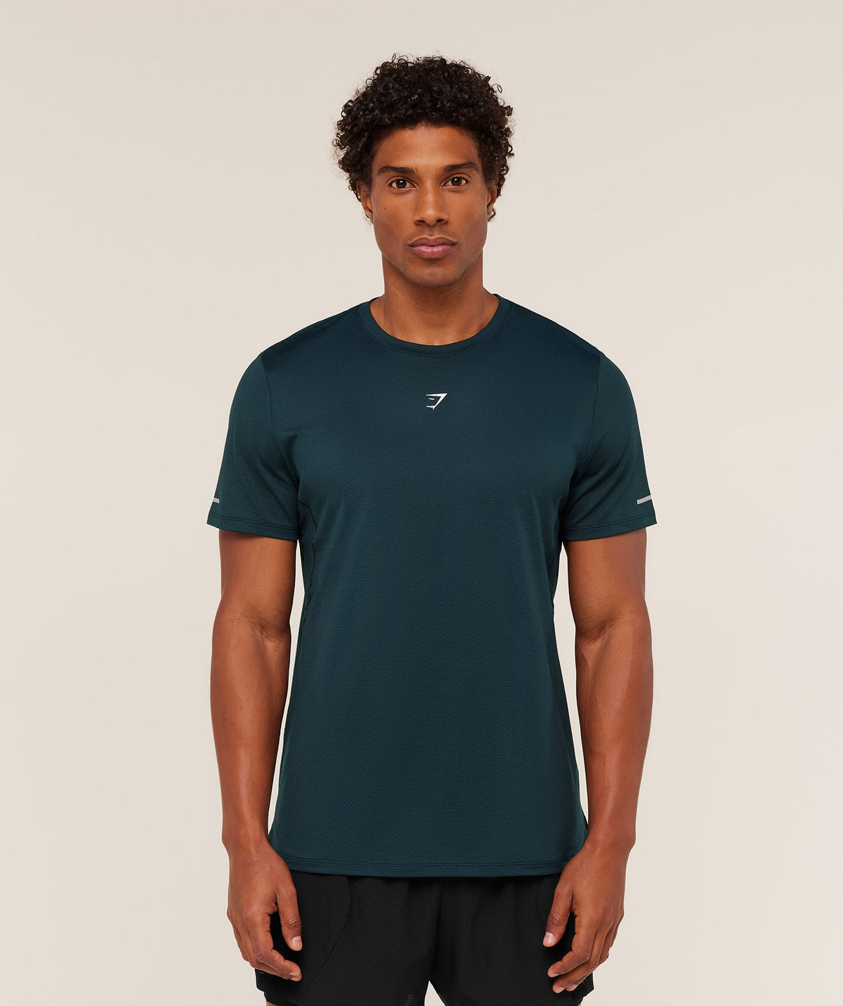 Gymshark Running Tee - Deep Petrol Blue