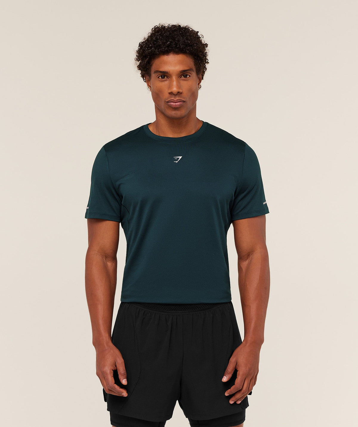 Gymshark Running Tee - Deep Petrol Blue