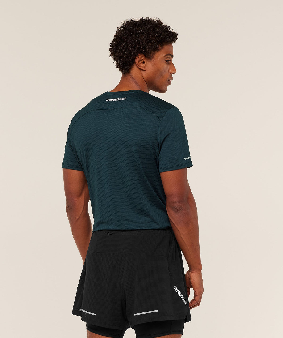 Gymshark Running Tee - Deep Petrol Blue