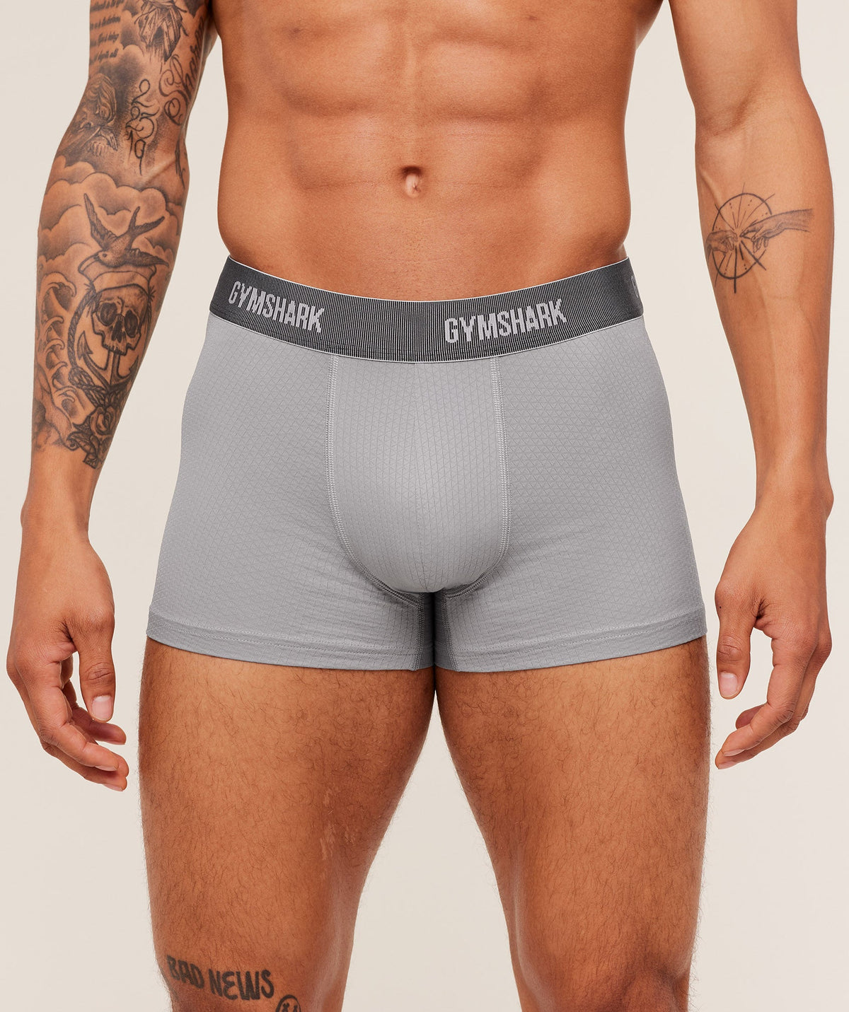 Gymshark Sports Tech Boxer 3PK - Smokey Grey