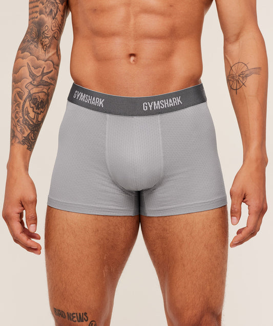 Gymshark Sports Tech Boxer 3PK - Smokey Grey