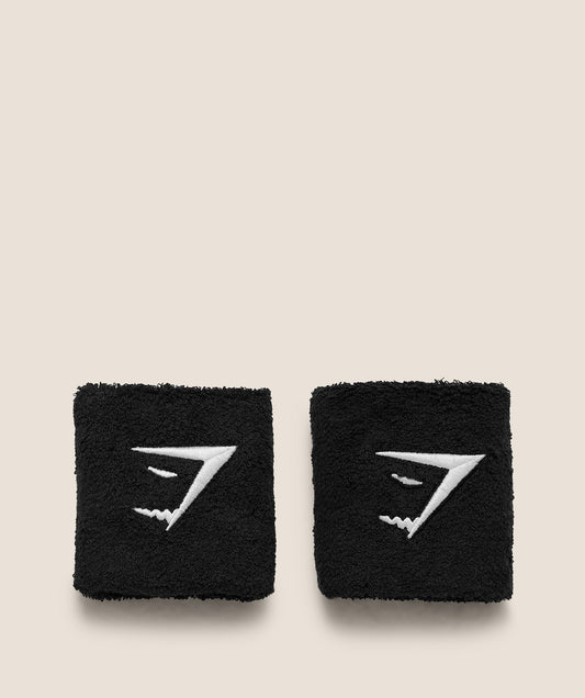Gymshark Sweat Bands - Black/White