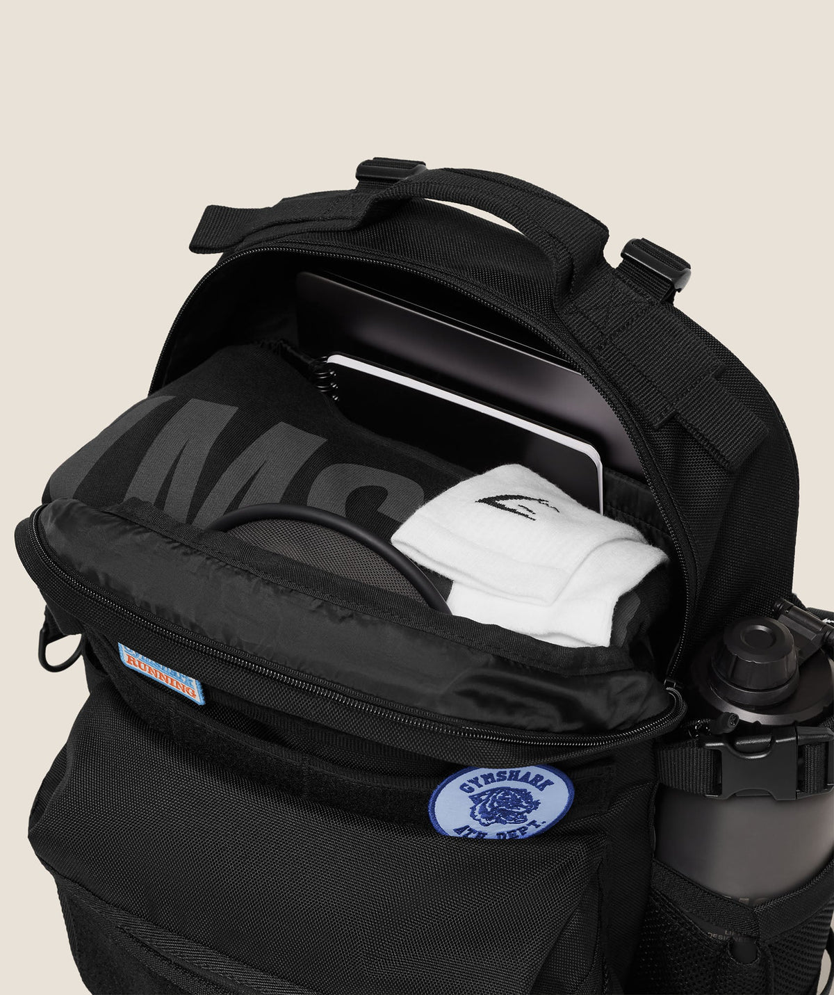 Gymshark Tactical Slouch Backpack - Black
