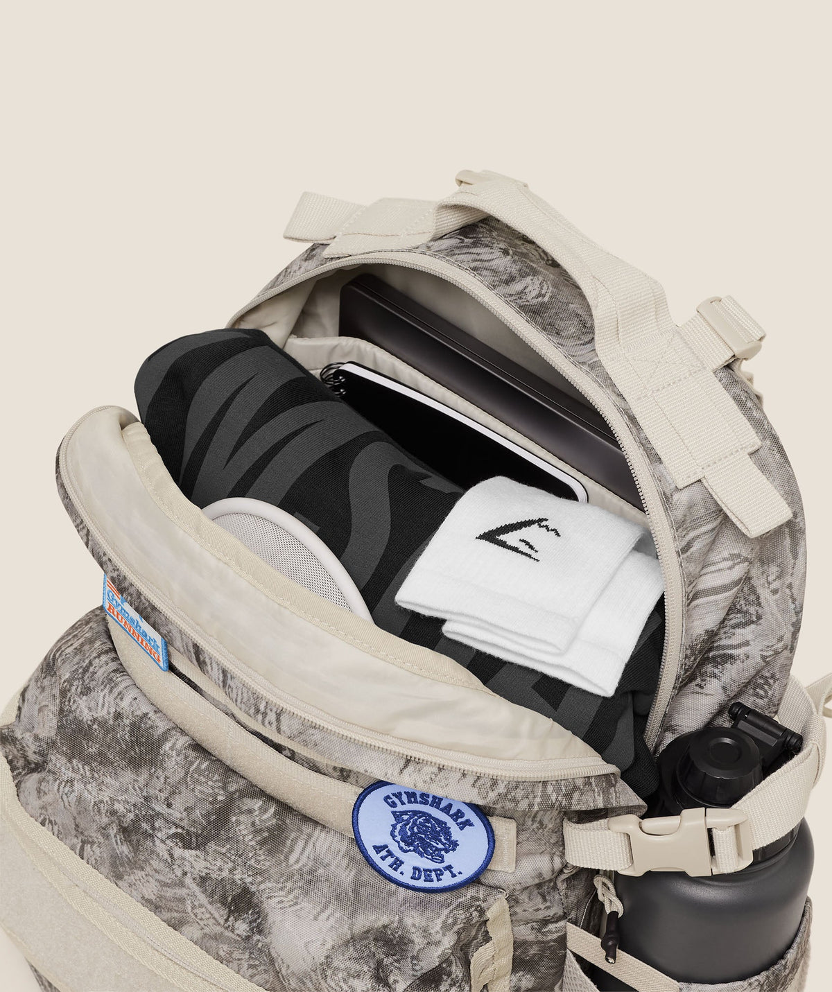 Gymshark Tactical Slouch Backpack - Pebble Grey