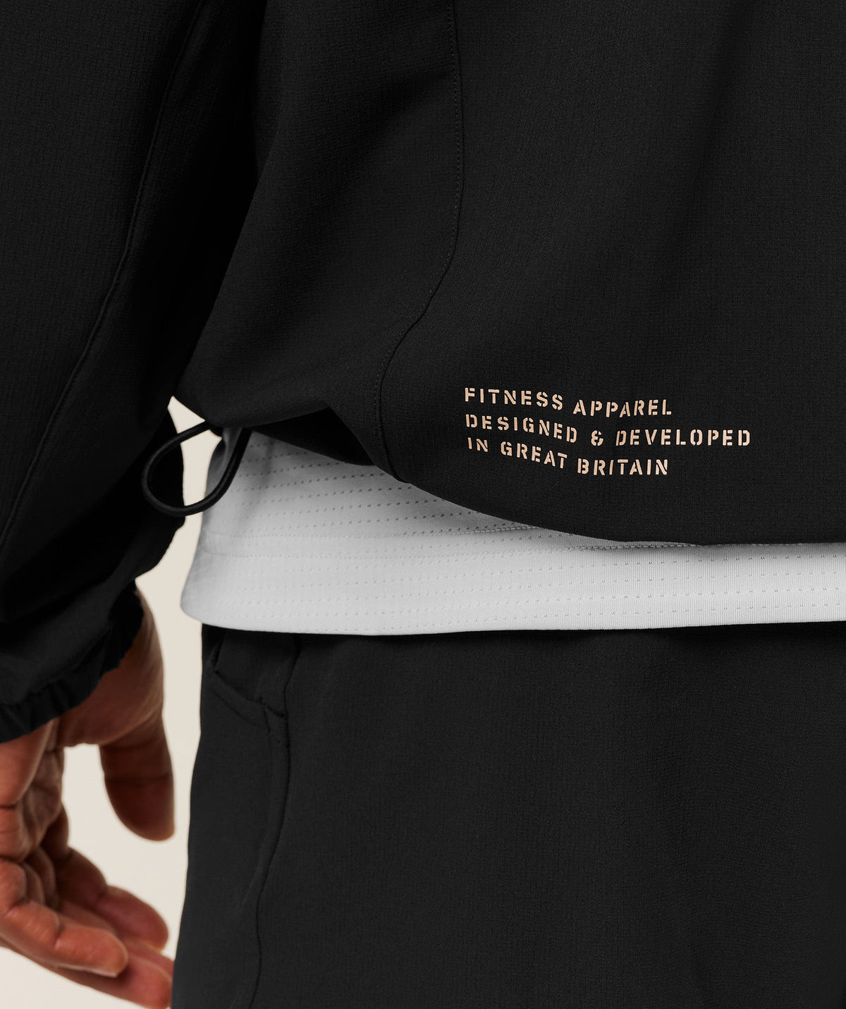Gymshark Tactical Shell 1/4 Zip - Black