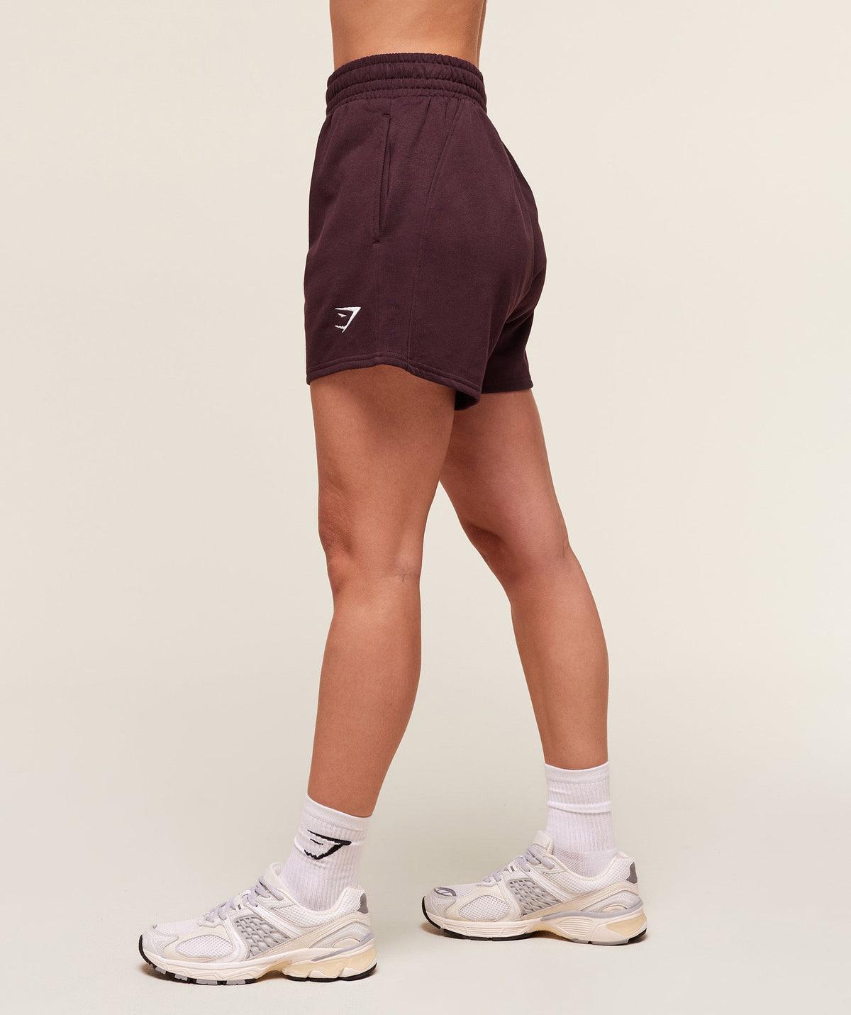 Gymshark Training Fleece Shorts - Cherry Purple